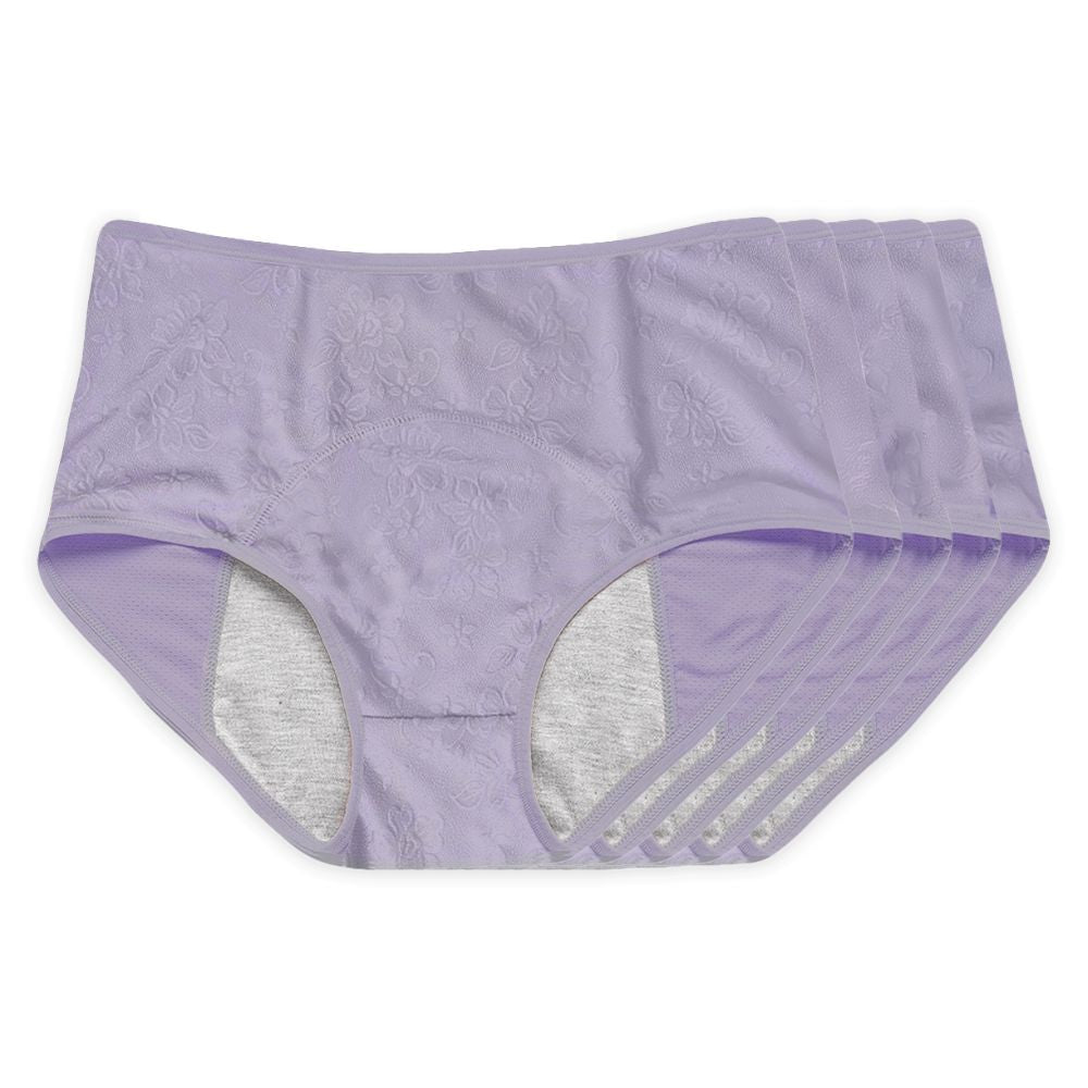 Floral Leakproof Underwear (5-Pack)